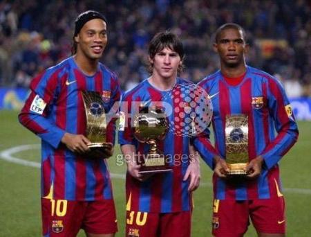 ronaldinho_eto'o et messi